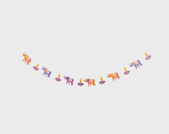 Diwali Paper Banner, 6ft | Diwali Party Decorations