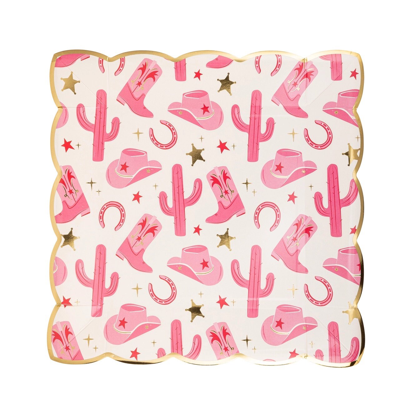 Cowgirl Icons Paper Plates 8ct Brides Last Rodeo Bachelorette Party Disco Cowgirl Birthday First Rodeo Birthday Cowgirl Party
