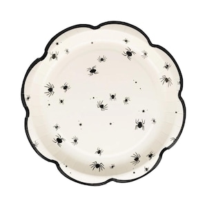Tiny Spider Paper Plates, 8ct | Halloween Party, Paper Halloween Plates, Halloween Paper Plates, Halloween Party Supplies