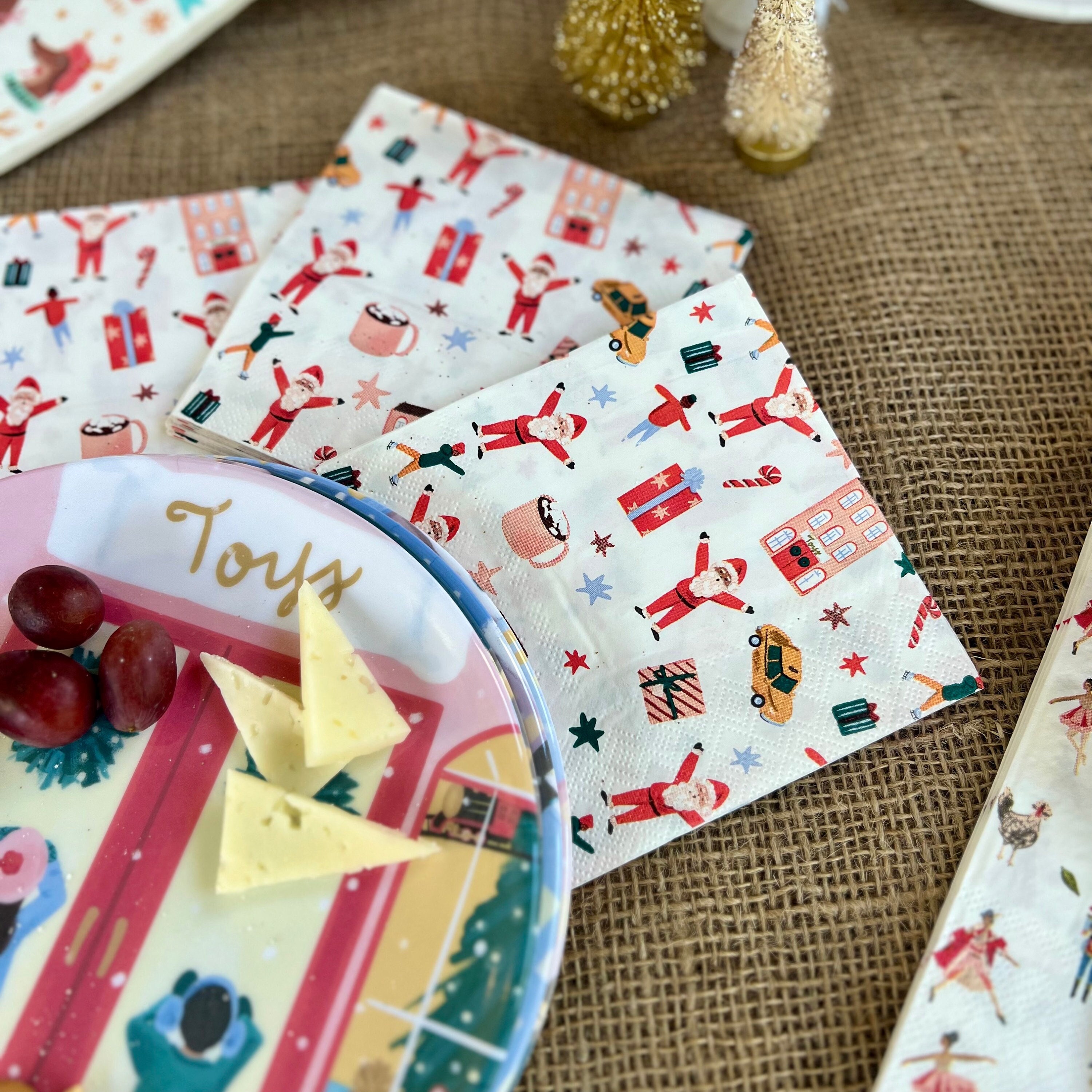 Christmas Cocktail Napkins - Holiday Napkins - Xmas Napkin - Christmas Napkin - Christmas Party Supplies - Decorative Napkin - Paper Napkins