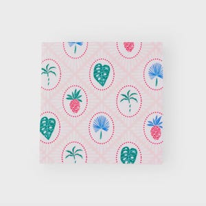 Luau Tropical Icon Large Napkins, 20ct | Tropical Paper Napkins, Tropical Party Decorations, Hawaii Luau Party Decorations, Palm Beach