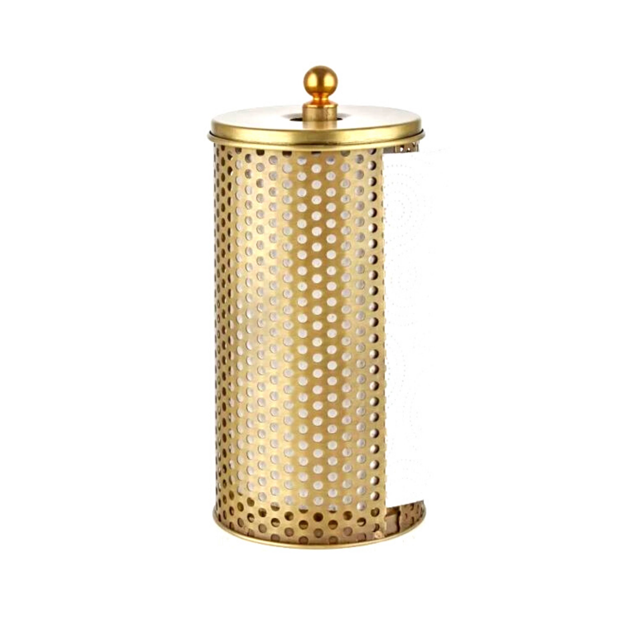 Individual Vintage Brass Bathroom Accessories Tissue Square, Tissue Flat  and Fingertip Towel Holder 