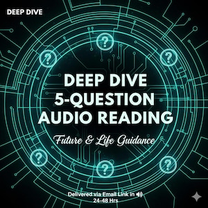 Real Talk 5-Question Tarot Reading Deep Dive Love, Career, Money, Exes, Straight Up Guidance