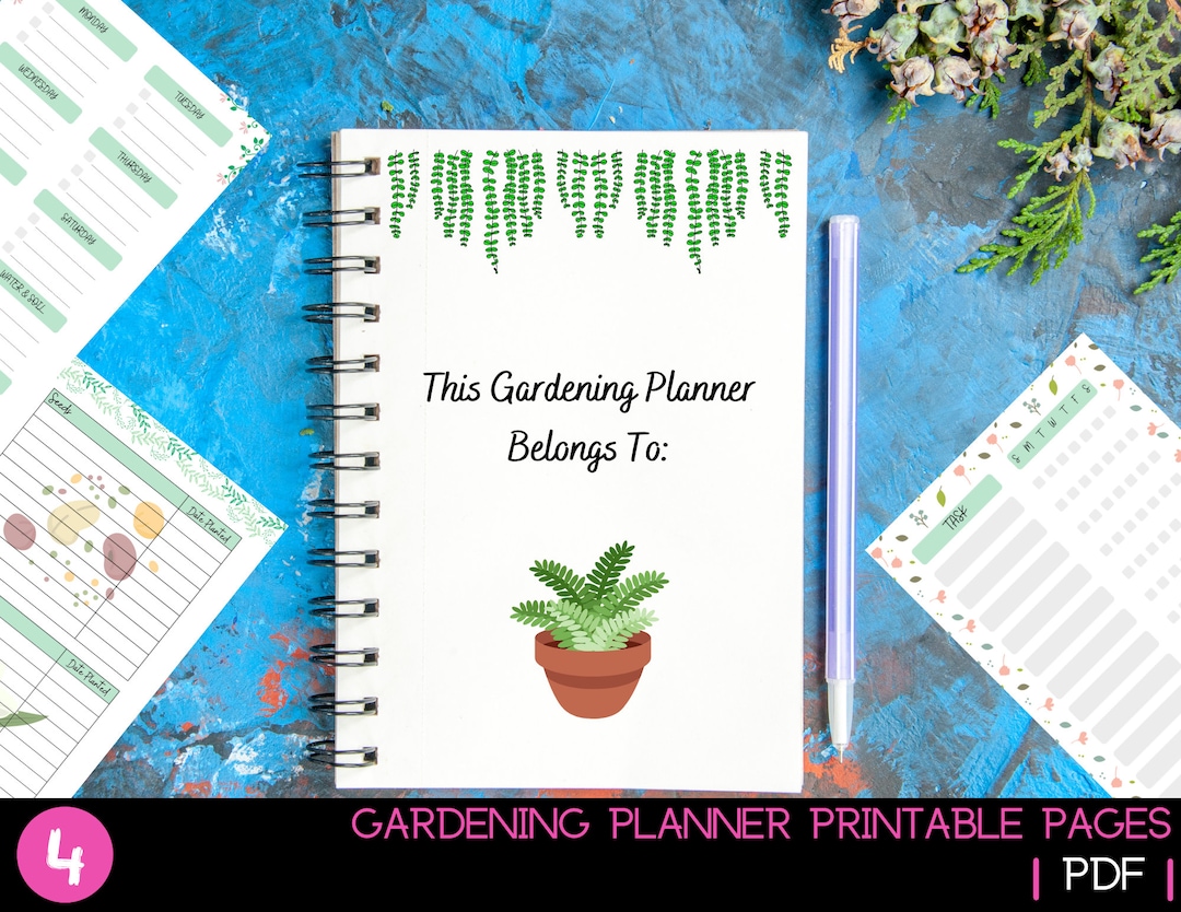 Printable Planner Gardening