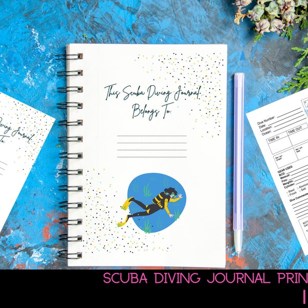 Dive Log Book Printable Etsy