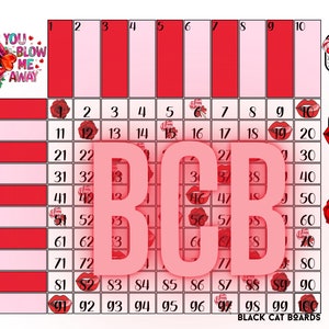 Blow Me Away 100 Balls Bingo Grid PDF DOWNLOAD