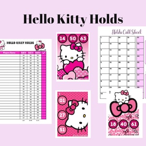 Kitty Bingo Hold Tickets Set