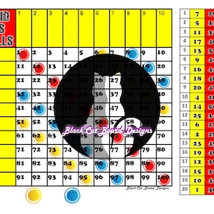 Double Bingo Board- Grid and Holds