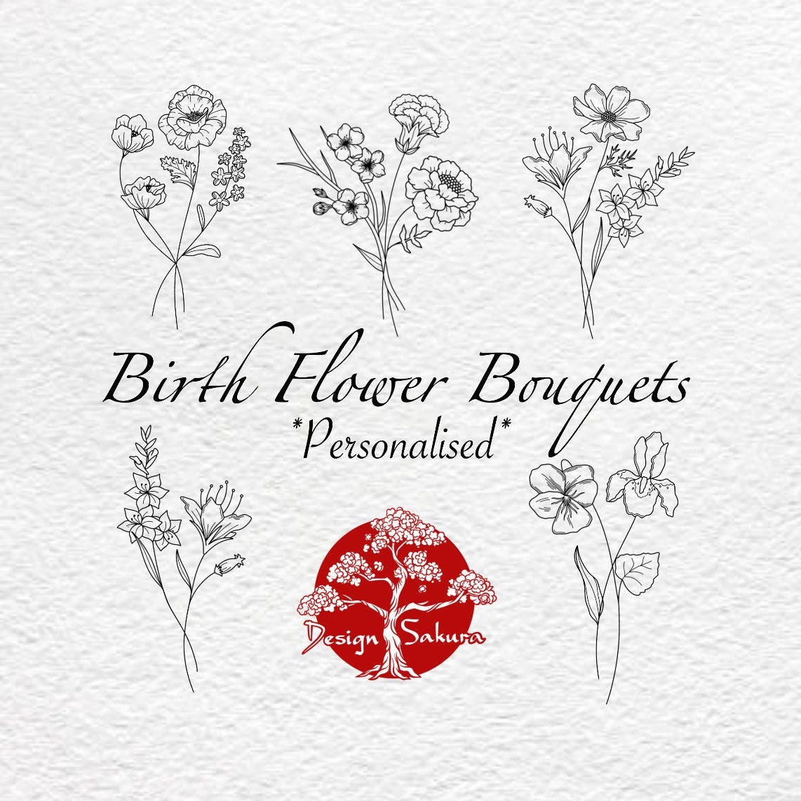 Buy Birthmonth Flower Svg Birth Month Flower Tattoo Birthday Online in  India  Etsy