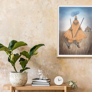 Ninja warrior Art Print
