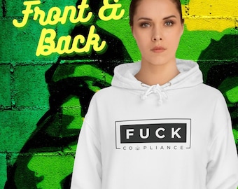 Fuck Cannabis Compliance Ladies College Hoodie