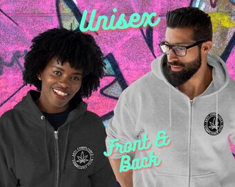 Unisex Anti Compliance Compliance Club Front & Back Zip Hoodie