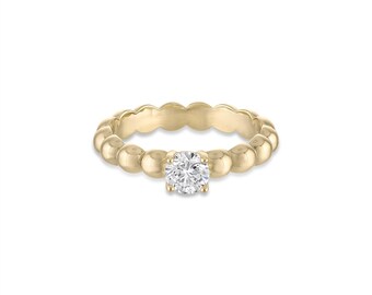 925 Sterlingsilber 14k Vermeil Anlaufsicher Hypoallergen Der Coogee Perlen Solitaire Ring