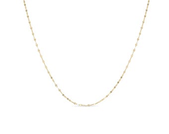 925 Sterling Silber 14k Vermeil Anlaufsicher Hypoallergen Schimmer Halskette