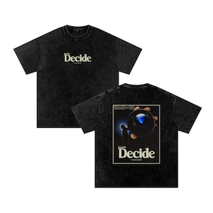 Djo Oversized Baumwoll T-Shirt | Entscheiden | Grundsein Basic | Charlies Garten | Joe Keery | Zahme Impala Tour