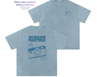 We Belong Together Oversized Cotton T-Shirt | Aperture | Harry Styles