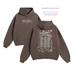 Unraveled Tour Oversize Hoodie | YSPS Ganska Sorglig