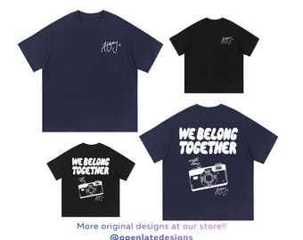 We Belong Together Cotton Tshirt | Aperture | Kiss All the Time. Disco, Occasionally.