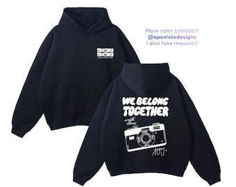 Together Together Oversize Hoodie | We Belong Together WHITE DESIGN | Harry Styles Kiss All the Time Disco Occasionally