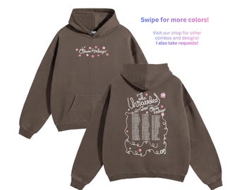 Unraveled Tour Oversize Hoodie | YSPS Pretty Sad