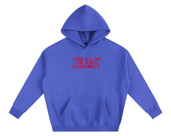 Harry Styles Kiss All the Time Oversize Fleeced Hoodie | Disco Occasionally | Together Together Tour Merch
