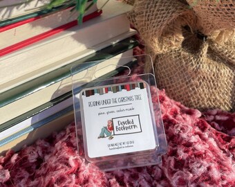Scented Wax Melts, Christmas Wax Tarts, Book Lover Gift, Bookish Wax Melts, Gift for Readers, Holiday Scent, Fresh Cut Christmas Tree Scent