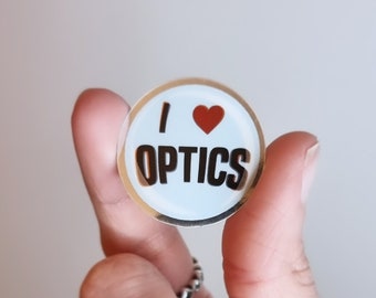 I love optics sticker - mirror effect