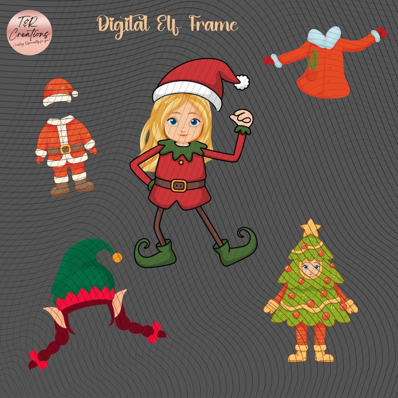 Elf Express Frame Elf Frame Printable PNG | Christmas Elf Frame | Holiday Elf Printable ...