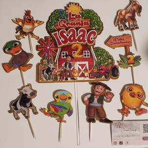 Gepersonaliseerde taarttopper- La Granja de Zenon / Farm / Zenon Farm