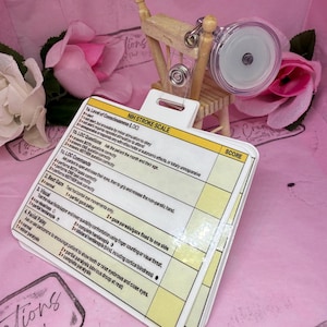 NIH stroke scale Mini card/ Stroke Nurse health care Neurology / Neuro Nurse / Nurse Life