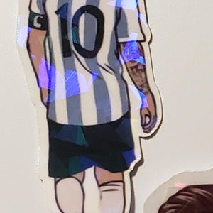 Messi Holográfico vinyl sticker