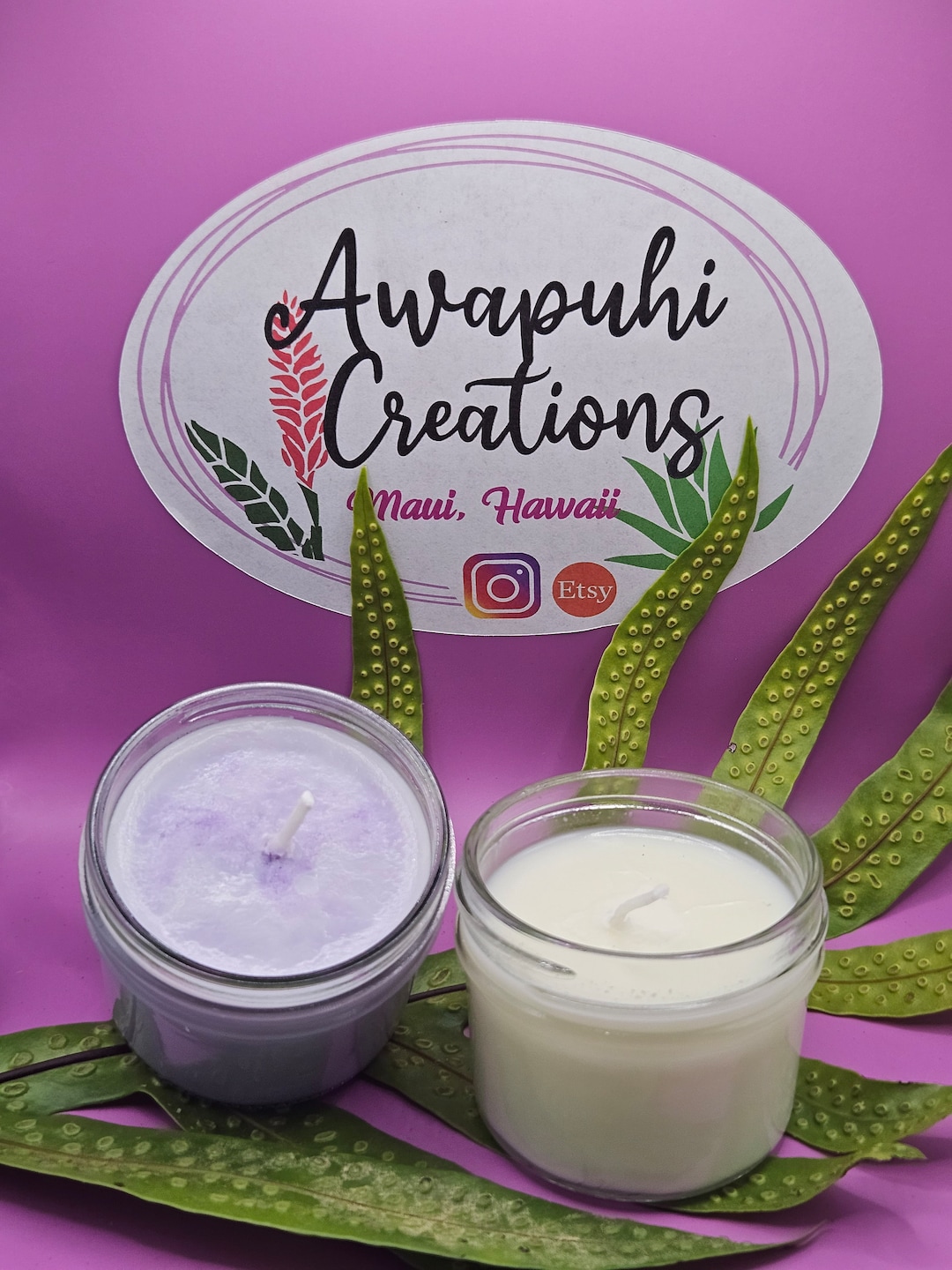 Maui Handmade Candle Etsy