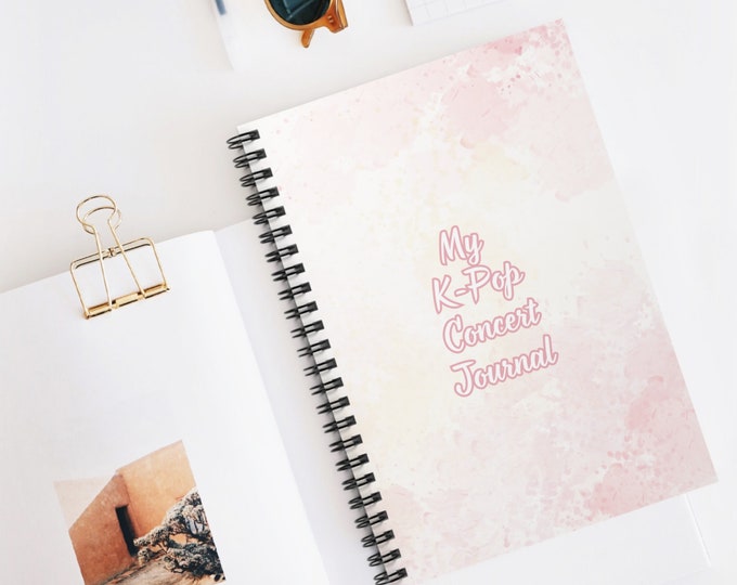 K-Pop Concert Journal NewJeans Notebook Memories KPop ITZY Gift LE SSERAFIM Paper Notebook Illit