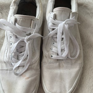 Vans White Men’s Shoes – Size 10.5 (Used)