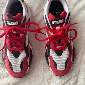 Puma RS-X Men’s Sneakers – Size 10 – White & Red
