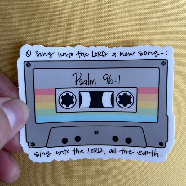 Psalm 96:1 Sticker