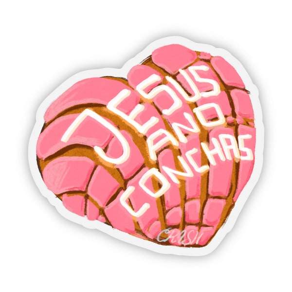 Jesus and Conchas Sticker
