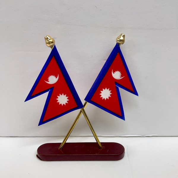 Cross Nepali Flag
