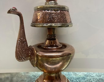 Tibetische Kupfervase & Ritualgefäße