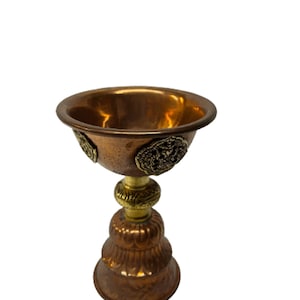 Copper Butter Lamp/ Butter Lamp for offering at Altar