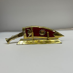 Nepali Khukuri with stand
