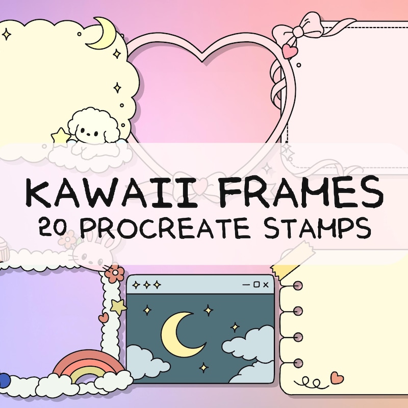 Cute Aesthetic Frames - Etsy