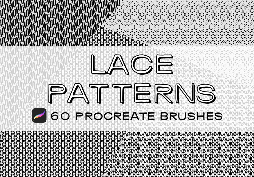 Lace Patterns Procreate Brushes Set - Etsy