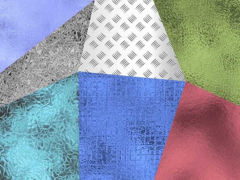 Metallic Texture Procreate Brush Set - Etsy