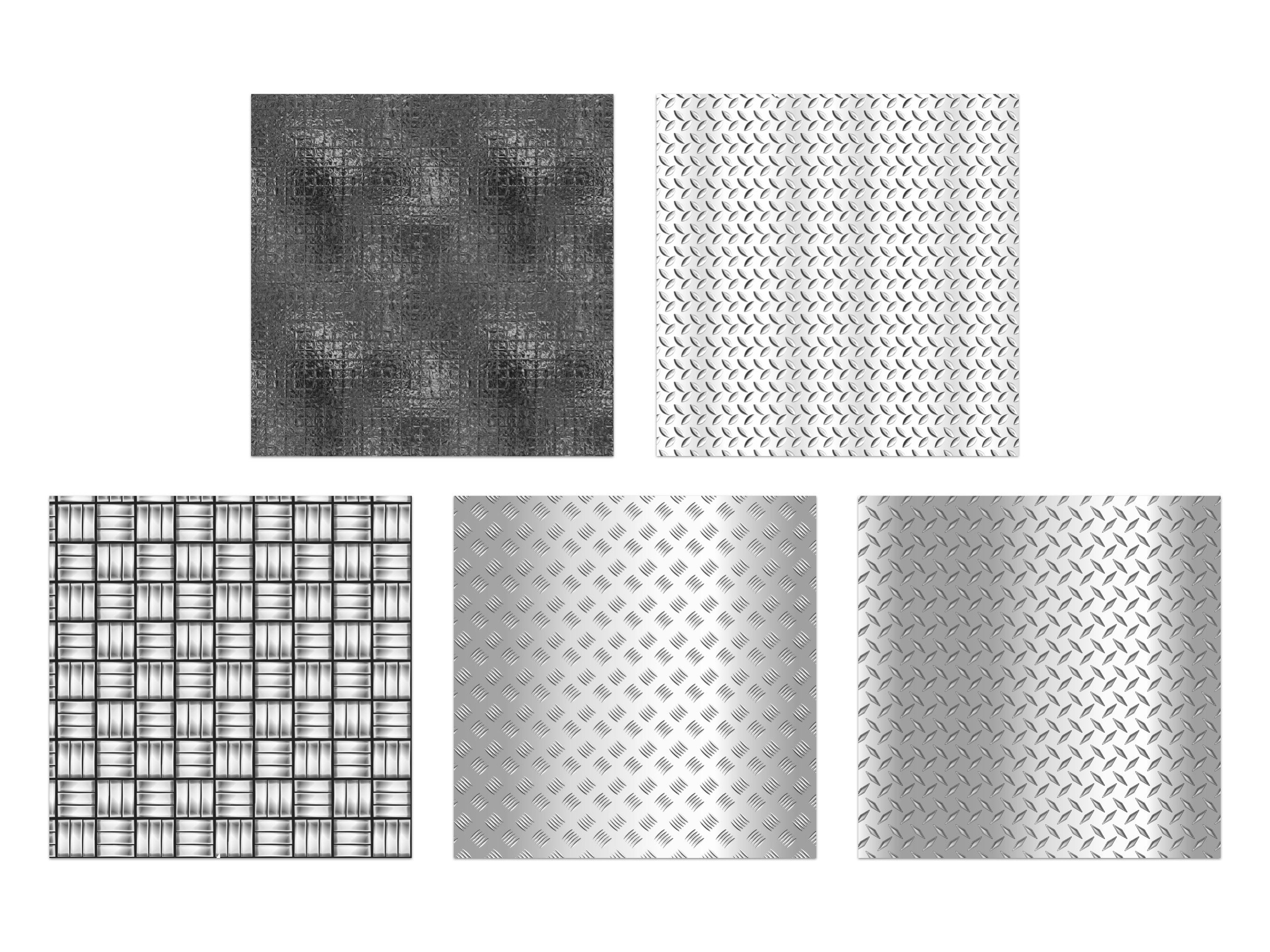Metallic Texture Procreate Brush Set - Etsy