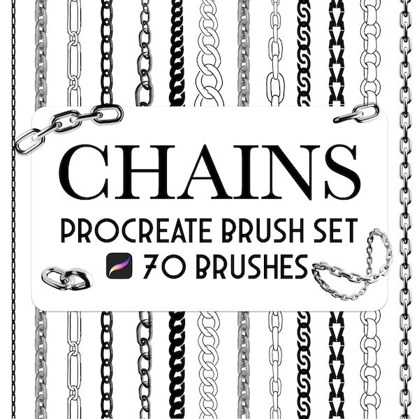 Ultimate Chain Procreate brush & stamp Set