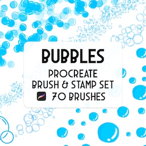 Bubble Brushes & Stamps Procreate Set 2