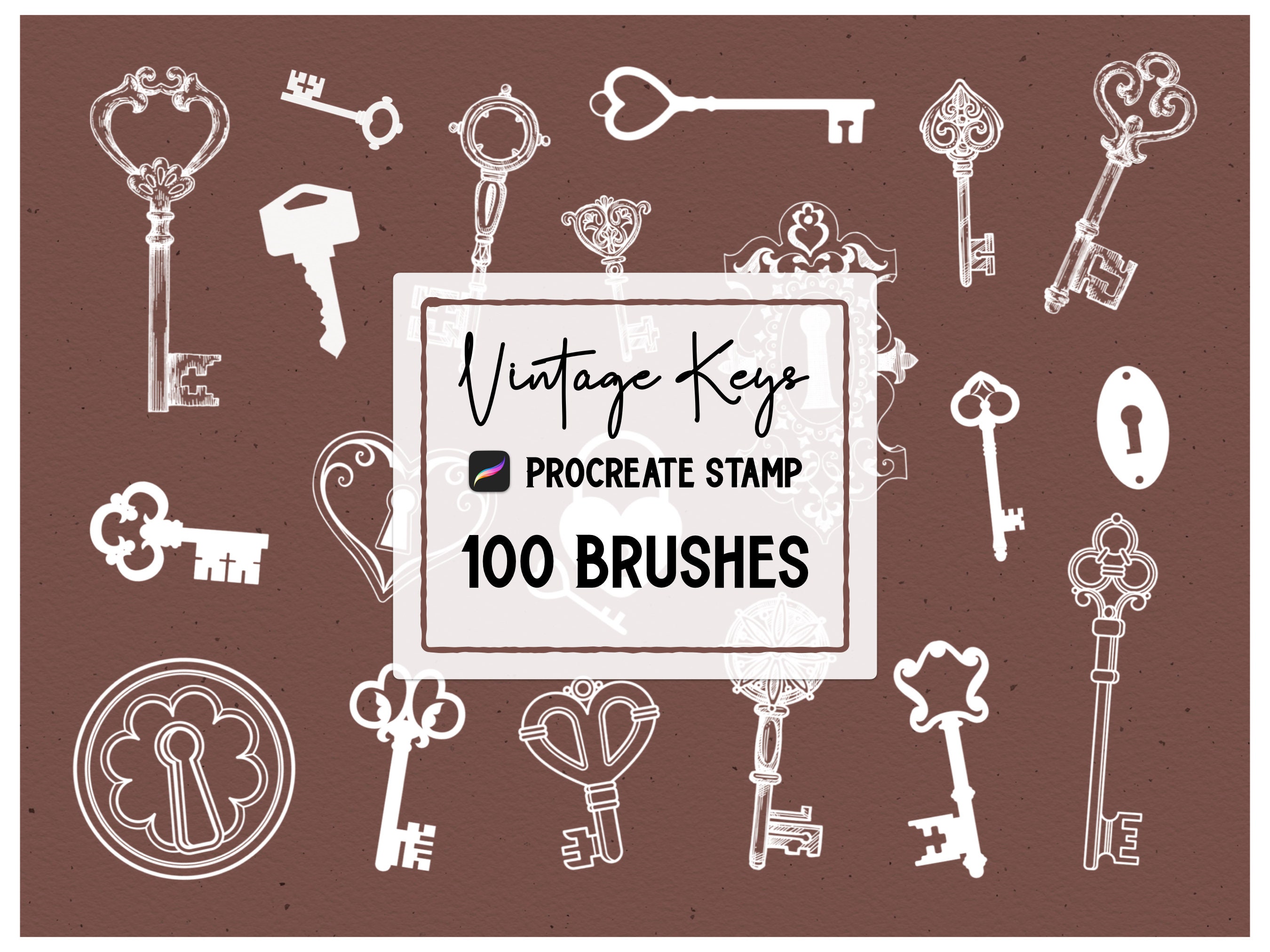 Bullet Journal Creator Stamp Brush set for Procreate