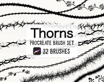 Thorns Procreate brush Set