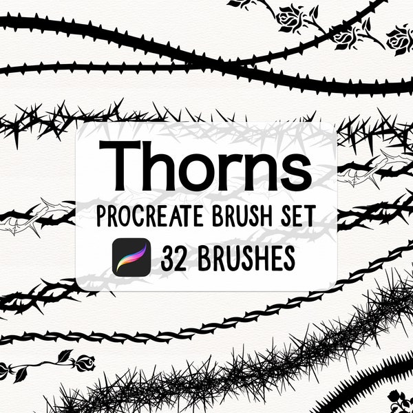 Thorns Procreate brush Set